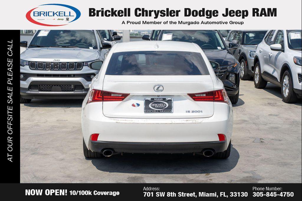 used 2016 Lexus IS 200t car, priced at $12,335