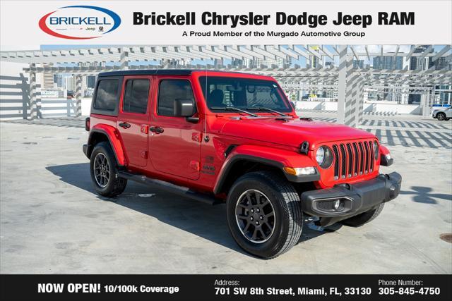 used 2021 Jeep Wrangler Unlimited car, priced at $27,986