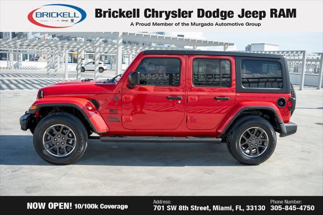 used 2021 Jeep Wrangler Unlimited car, priced at $27,986