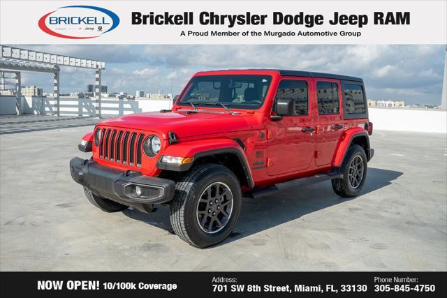 used 2021 Jeep Wrangler Unlimited car, priced at $27,986