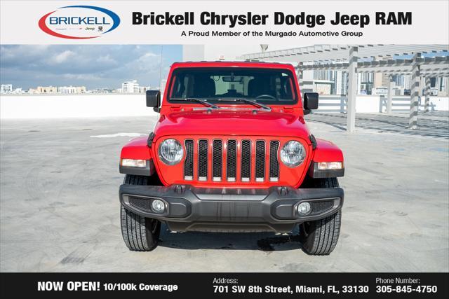 used 2021 Jeep Wrangler Unlimited car, priced at $27,986