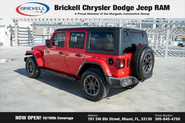 used 2021 Jeep Wrangler Unlimited car, priced at $27,986