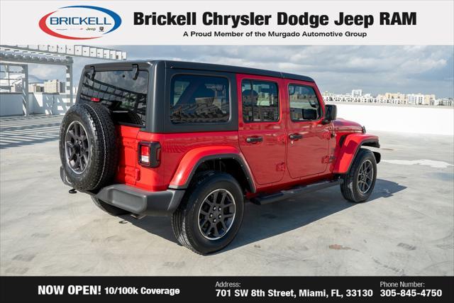 used 2021 Jeep Wrangler Unlimited car, priced at $27,986