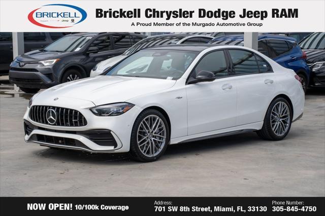 used 2024 Mercedes-Benz AMG C 43 car, priced at $47,099
