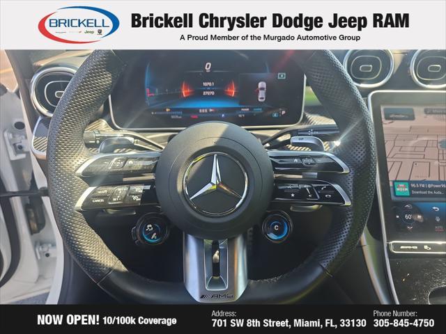 used 2024 Mercedes-Benz AMG C 43 car, priced at $53,682