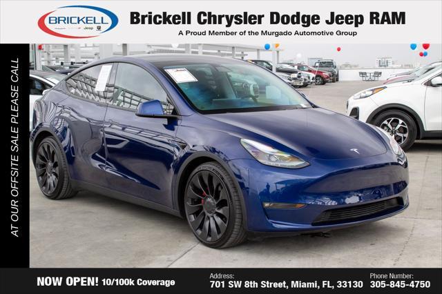 used 2022 Tesla Model Y car, priced at $27,481