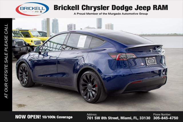 used 2022 Tesla Model Y car, priced at $27,481