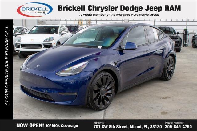 used 2022 Tesla Model Y car, priced at $27,481