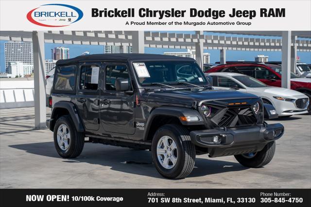 used 2019 Jeep Wrangler Unlimited car, priced at $22,445