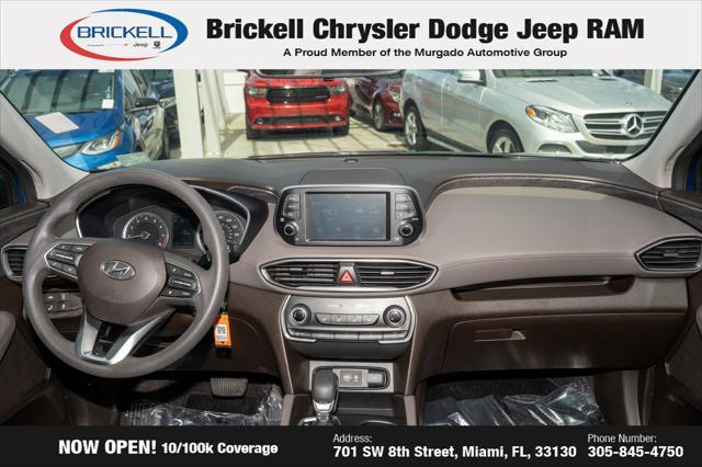 used 2019 Hyundai Santa Fe car, priced at $16,096