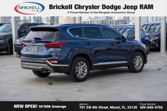 used 2019 Hyundai Santa Fe car, priced at $16,096