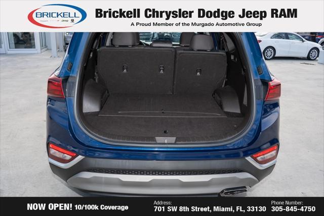 used 2019 Hyundai Santa Fe car, priced at $16,096