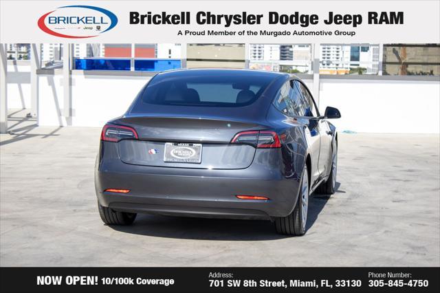 used 2023 Tesla Model 3 car, priced at $22,495