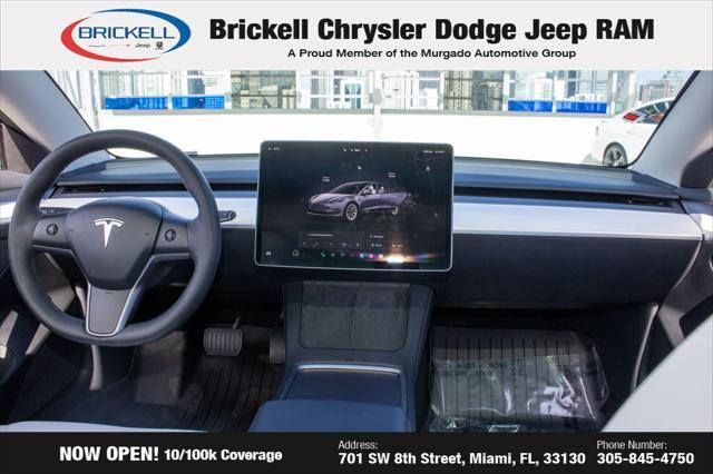 used 2023 Tesla Model 3 car, priced at $22,495