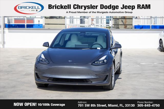 used 2023 Tesla Model 3 car, priced at $22,495