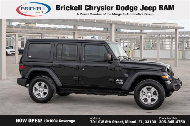 used 2020 Jeep Wrangler Unlimited car, priced at $26,249