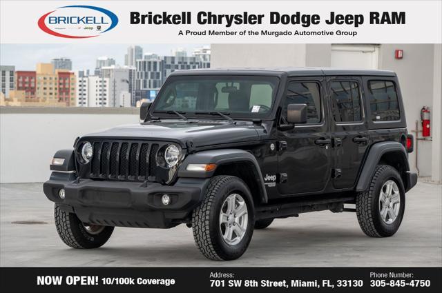 used 2020 Jeep Wrangler Unlimited car, priced at $27,696