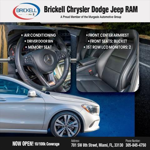 used 2019 Mercedes-Benz CLA 250 car, priced at $17,896