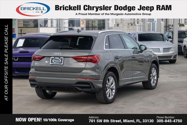 used 2024 Audi Q3 car, priced at $26,700