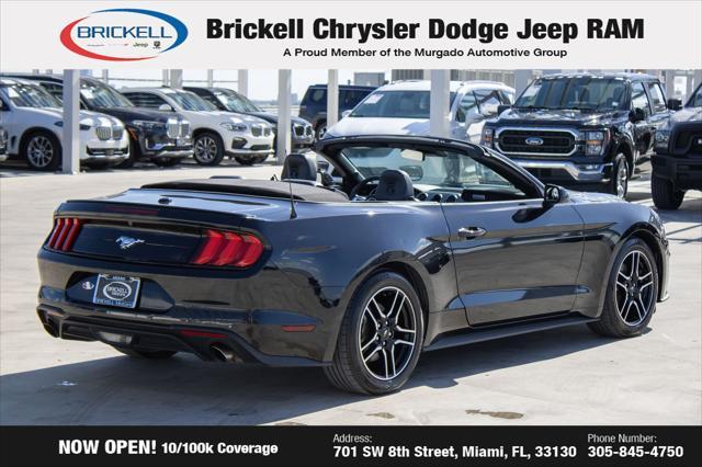 used 2022 Ford Mustang car, priced at $20,747