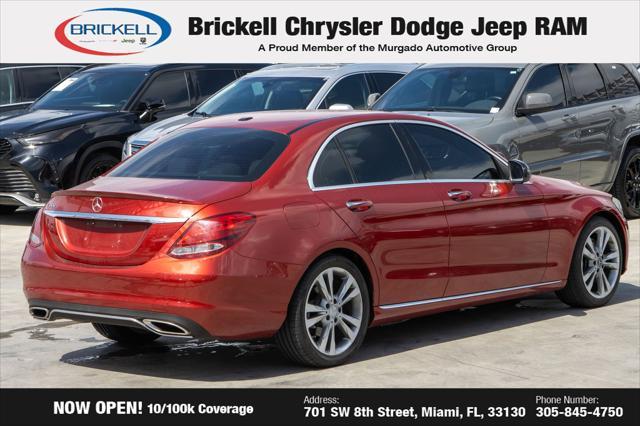 used 2016 Mercedes-Benz C-Class car, priced at $10,755