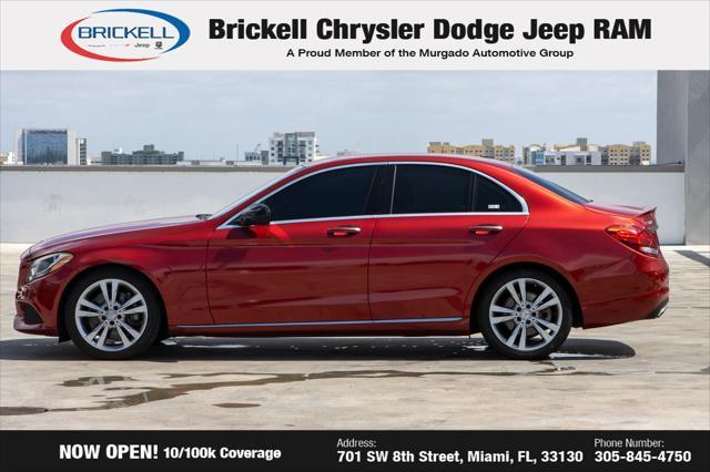 used 2016 Mercedes-Benz C-Class car, priced at $10,755