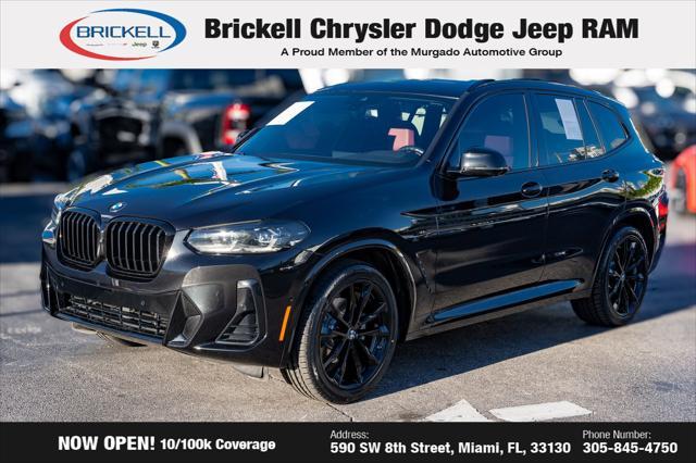 used 2022 BMW X3 car, priced at $33,147