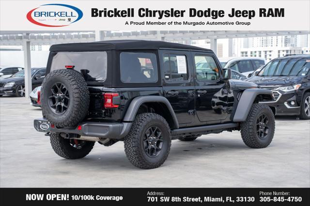 used 2024 Jeep Wrangler car, priced at $39,565