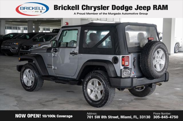 used 2017 Jeep Wrangler car, priced at $22,149