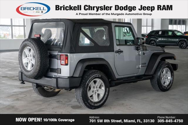 used 2017 Jeep Wrangler car, priced at $22,149