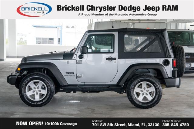 used 2017 Jeep Wrangler car, priced at $22,149