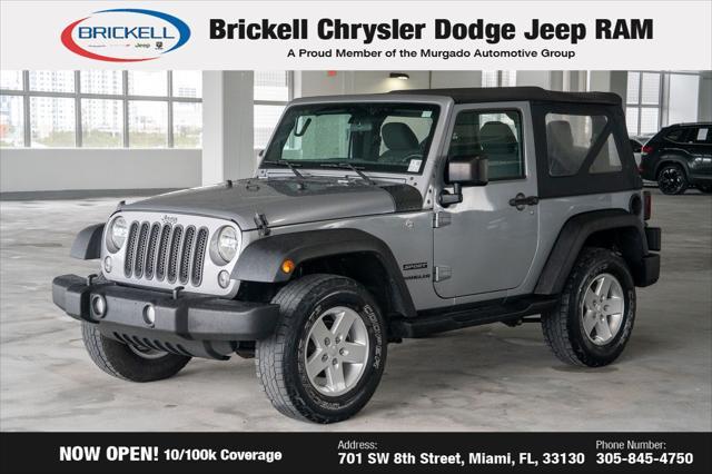 used 2017 Jeep Wrangler car, priced at $22,149