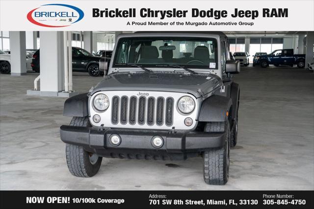 used 2017 Jeep Wrangler car, priced at $22,149