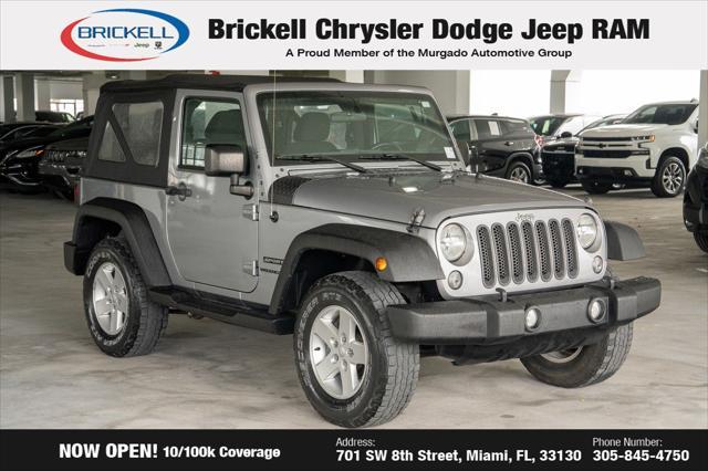 used 2017 Jeep Wrangler car, priced at $22,149