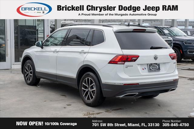 used 2021 Volkswagen Tiguan car, priced at $18,950