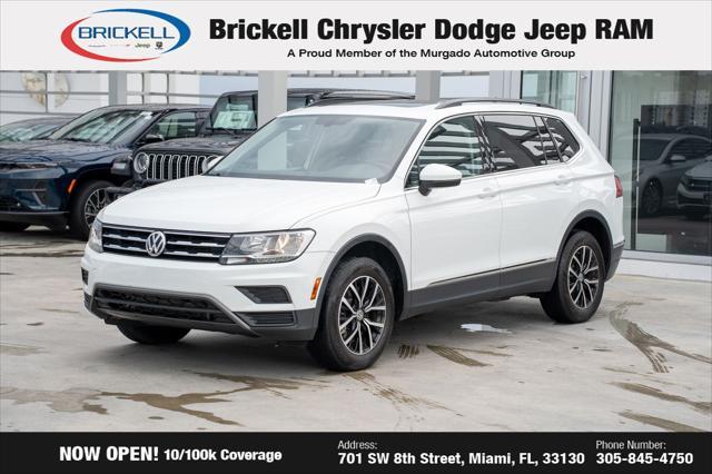 used 2021 Volkswagen Tiguan car, priced at $18,950