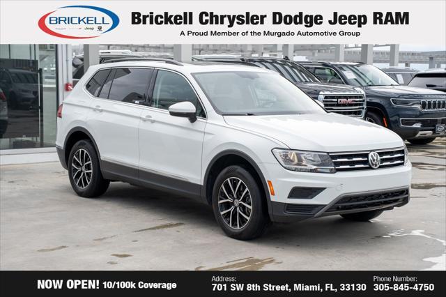 used 2021 Volkswagen Tiguan car, priced at $18,950