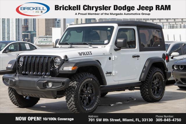 used 2022 Jeep Wrangler car, priced at $29,477