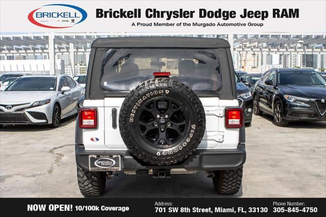 used 2022 Jeep Wrangler car, priced at $29,477