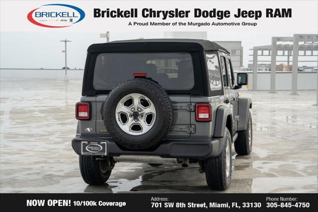 used 2021 Jeep Wrangler Unlimited car, priced at $29,449