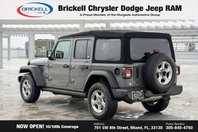 used 2021 Jeep Wrangler Unlimited car, priced at $29,449