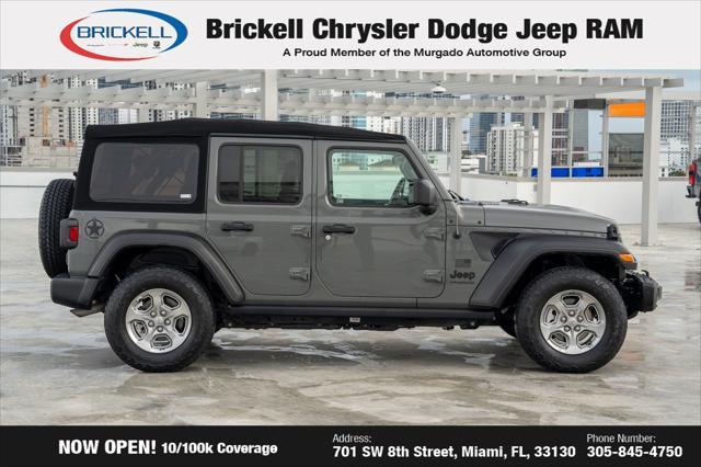 used 2021 Jeep Wrangler Unlimited car, priced at $29,449