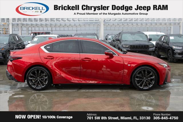 used 2023 Lexus IS 350 car, priced at $38,320