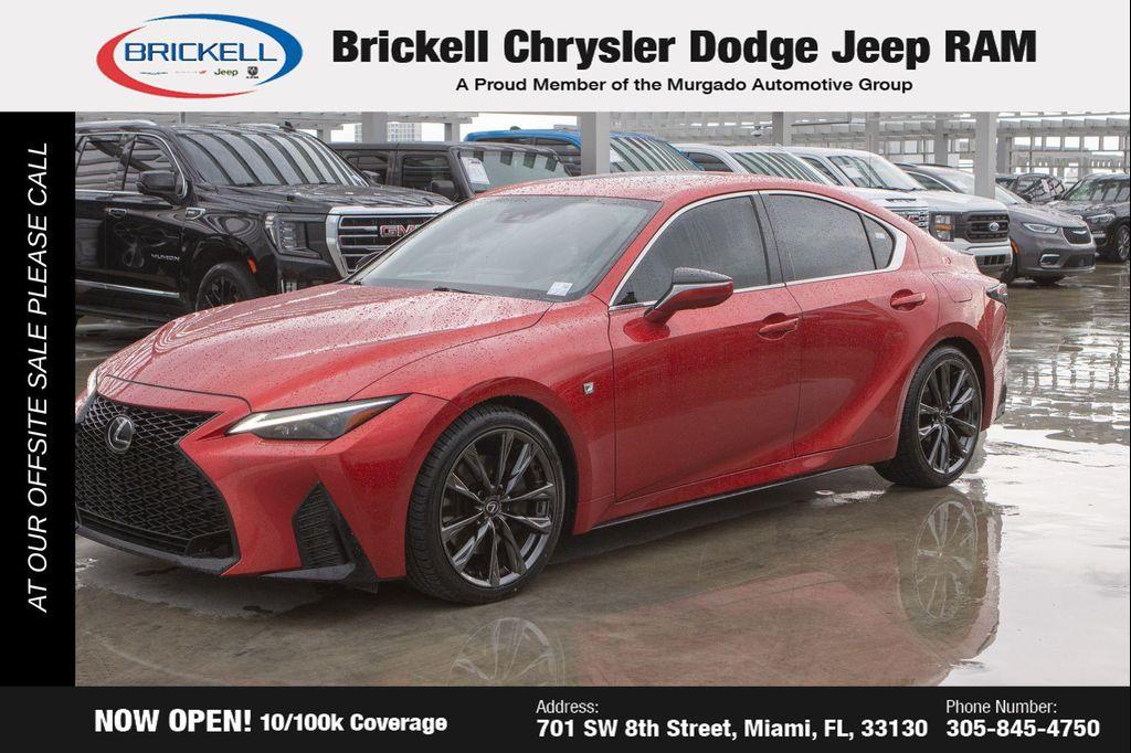 used 2023 Lexus IS 350 car, priced at $34,399