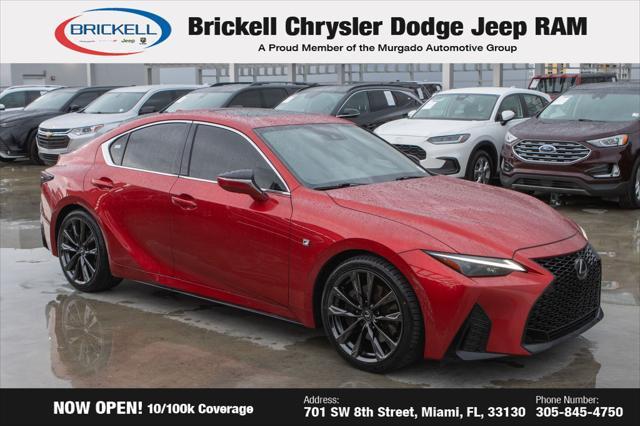 used 2023 Lexus IS 350 car, priced at $38,320