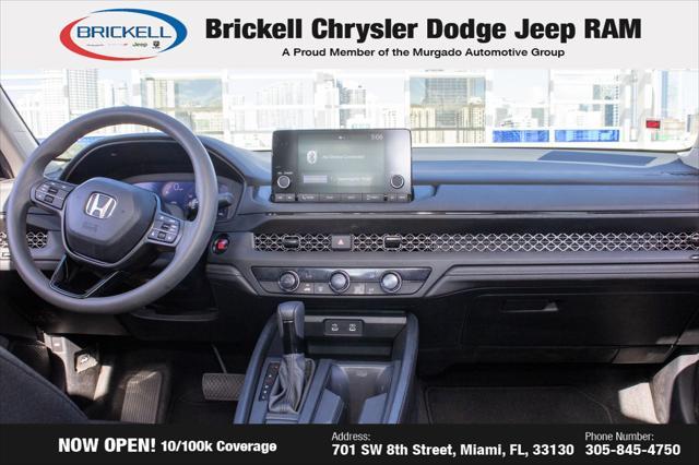 used 2024 Honda Accord car, priced at $22,526