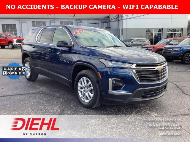 used 2022 Chevrolet Traverse car, priced at $26,302