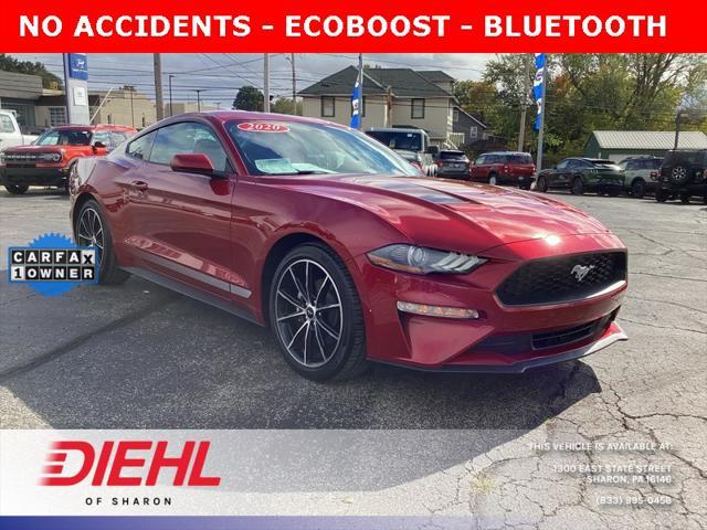 used 2020 Ford Mustang car, priced at $22,939