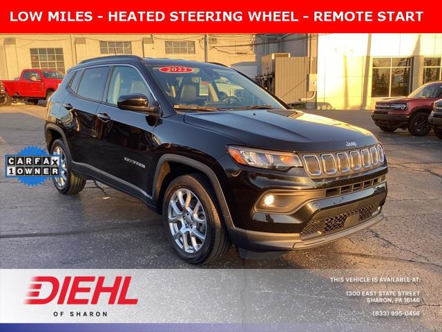 used 2022 Jeep Compass car, priced at $22,506