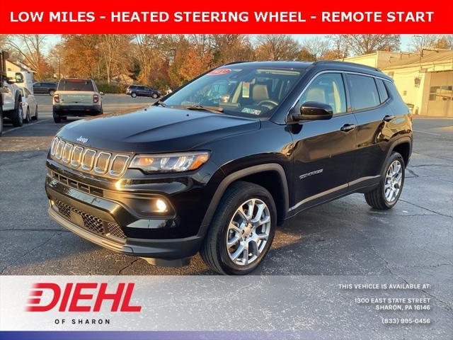 used 2022 Jeep Compass car, priced at $22,506